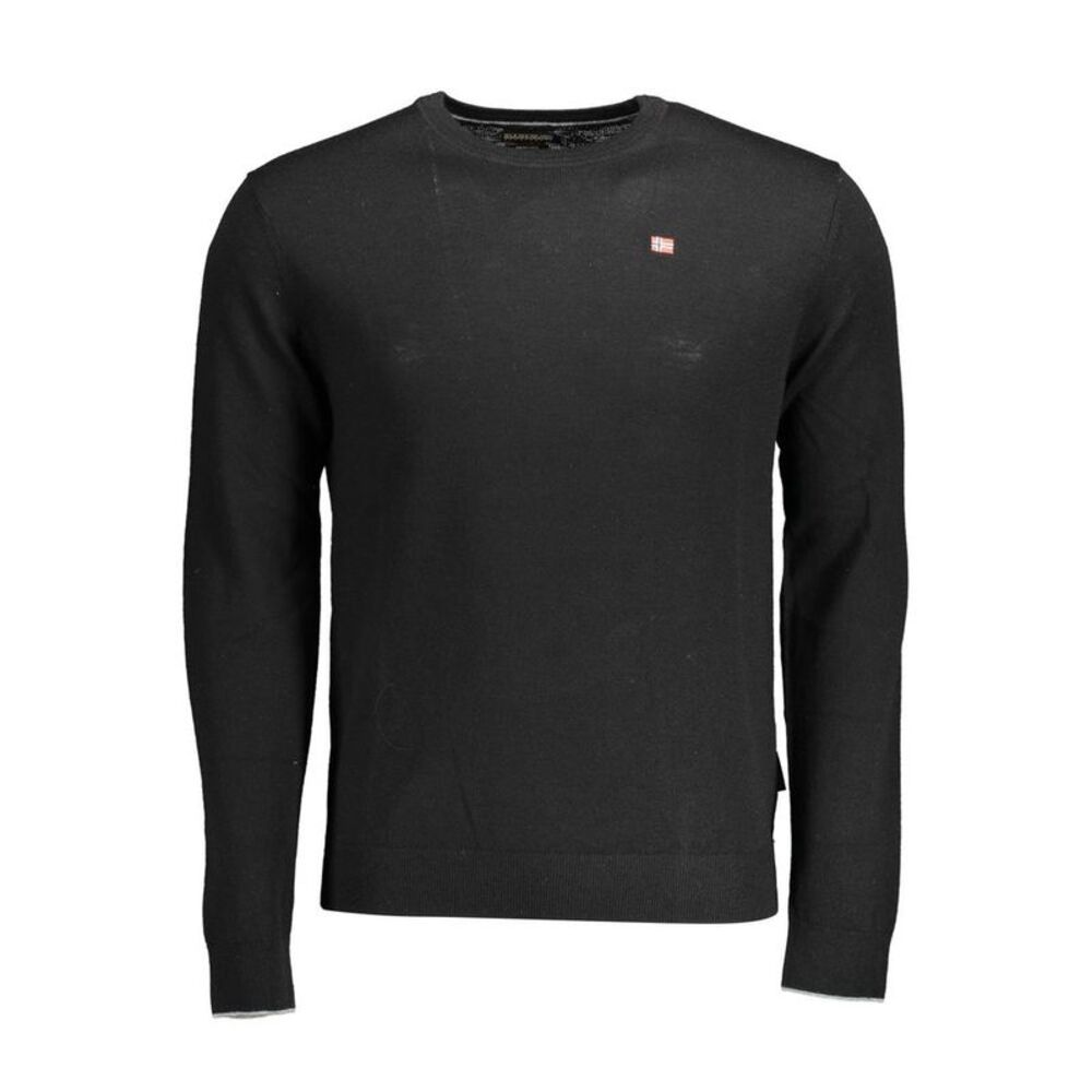 Napapijri Black Wool Men's Sweatshirt